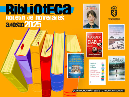 Imagen de la noticia Biblioteca Municipal: boletín de novedades de agosto