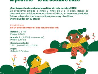 Días sin Cole en octubre Imagen de la noticia Días sin Cole en octubre
