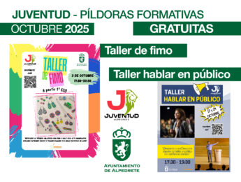 Imagen de la noticia Dos nuevos talleres gratuitos para jóvenes en octubre: creatividad con Fimo y técnicas para hablar en público
