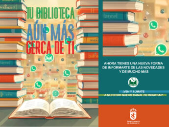 La Biblioteca Municipal abre su nuevo canal de WhatsApp para estar más cerca de sus usuarios Imagen de la noticia La Biblioteca Municipal abre su nuevo canal de WhatsApp para estar más cerca de sus usuarios