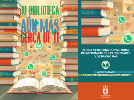 Imagen de la noticia La Biblioteca Municipal abre su nuevo canal de WhatsApp para estar más cerca de sus usuarios
