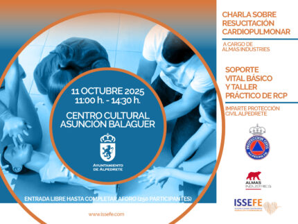 Imagen de la noticia Charla y taller práctico de RCP. Proyecto Municipio Cardioprotegido