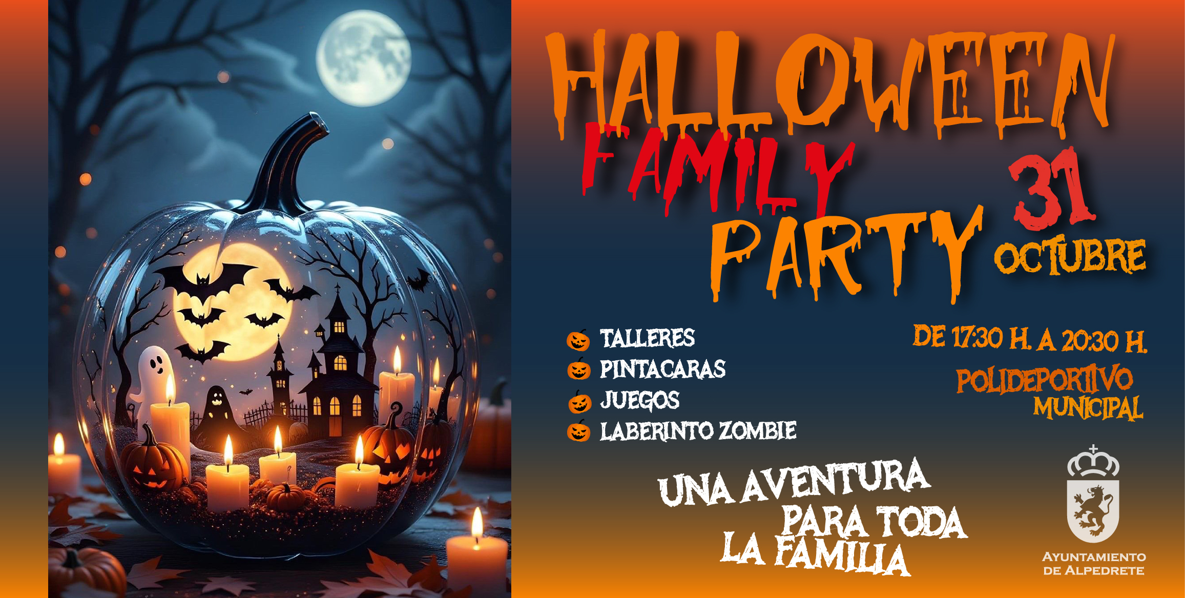 El 31 de octubre…¡Halloween family party! Imagen de la noticia El 31 de octubre…¡Halloween family party!