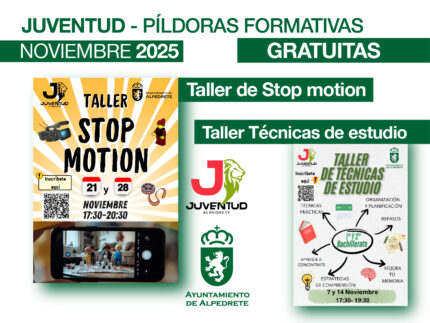 Imagen de la noticia Talleres gratuitos para jóvenes en noviembre: técnicas de estudio y stop motion