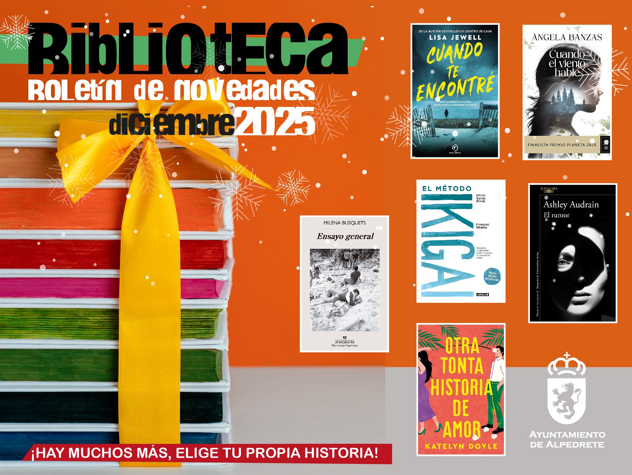 Boletín de novedades de diciembre. Biblioteca Municipal Imagen de la noticia Boletín de novedades de diciembre. Biblioteca Municipal