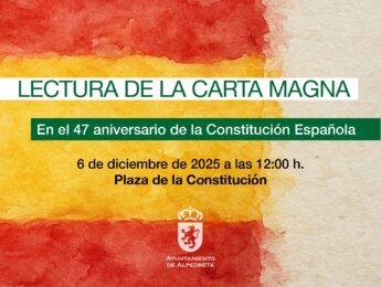 Imagen de la noticia Acto del 47 aniversario de la Constitución Española