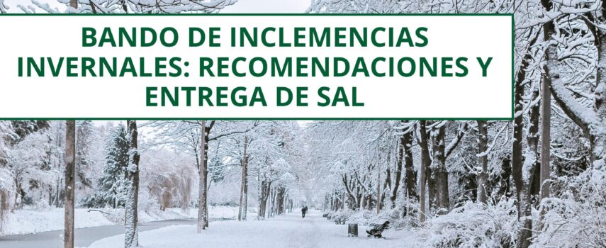 Plan de Inclemencias Invernales: entrega de sal en caso de Nivel I Imagen de la noticia Plan de Inclemencias Invernales: entrega de sal en caso de Nivel I