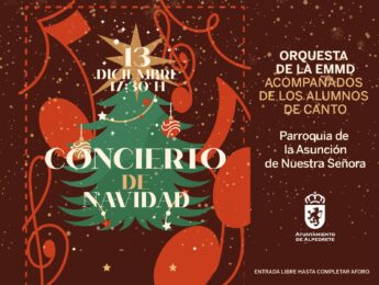 Imagen de la noticia Concierto de Navidad de la orquesta y alumnos de canto de la EMMD