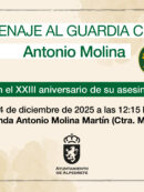 Homenaje al Guardia Civil Antonio Molina Imagen de la noticia Homenaje al Guardia Civil Antonio Molina