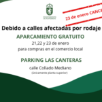 Imagen de la noticia Parking de Las Canteras: aparcamiento gratuito para compras en el comercio local por afecciones de rodaje (21 y 22 de enero)