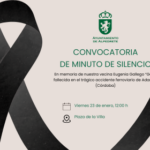 BANNER ok Imagen de la noticia Alpedrete decreta luto oficial por el fallecimiento de su vecina Eugenia Gallego, “Geni”, en el trágico accidente ferroviario de Adamuz