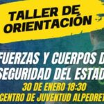 CHARLA FUERZAS DE SEGURIDAD BANNER Imagen de la noticia Taller de orientación: acceso a las Fuerzas de Seguridad del Estado