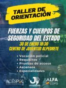 Taller de orientación: acceso a las Fuerzas de Seguridad del Estado Imagen de la noticia Taller de orientación: acceso a las Fuerzas de Seguridad del Estado