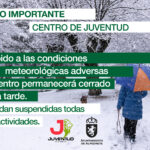 Imagen de la noticia El Centro de Juventud permanecerá cerrado la tarde de hoy, 28 de enero