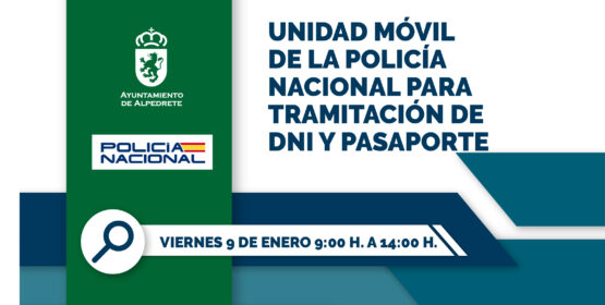 La unidad móvil de la Policía Nacional para DNI y pasaporte, disponible el 9 de enero Imagen de la noticia La unidad móvil de la Policía Nacional para DNI y pasaporte, disponible el 9 de enero