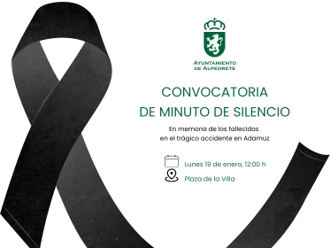 Imagen de la noticia Convocatoria de un minuto de silencio