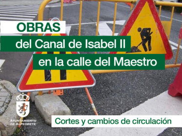 Imagen de la noticia Obras del Canal de Isabel II en la calle del Maestro: cortes y cambios de circulación desde el 9 de febrero
