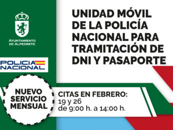La unidad móvil de la Policía Nacional para DNI y pasaporte, disponible el 19 y 26 de febrero Imagen de la noticia La unidad móvil de la Policía Nacional para DNI y pasaporte, disponible el 19 y 26 de febrero