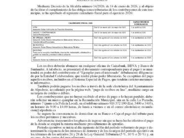 Imagen de la noticia Calendario fiscal 2026