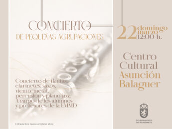 Concierto de pequeñas agrupaciones. EMMD Imagen de la noticia Concierto de pequeñas agrupaciones. EMMD