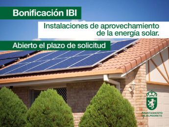 Imagen de la noticia Bonificación en el IBI. Instalaciones de aprovechamiento de la energía solar