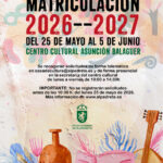 Imagen de la noticia Proceso de matriculación ordinario de la EMMD y Talleres Culturales para el curso 2026-2027.