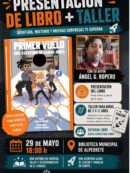 Imagen de la noticia Primer vuelo, una aventura de Sarah Jones. Presentación del libro más taller.