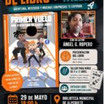 Imagen de la noticia Primer vuelo, una aventura de Sarah Jones. Presentación del libro más taller.