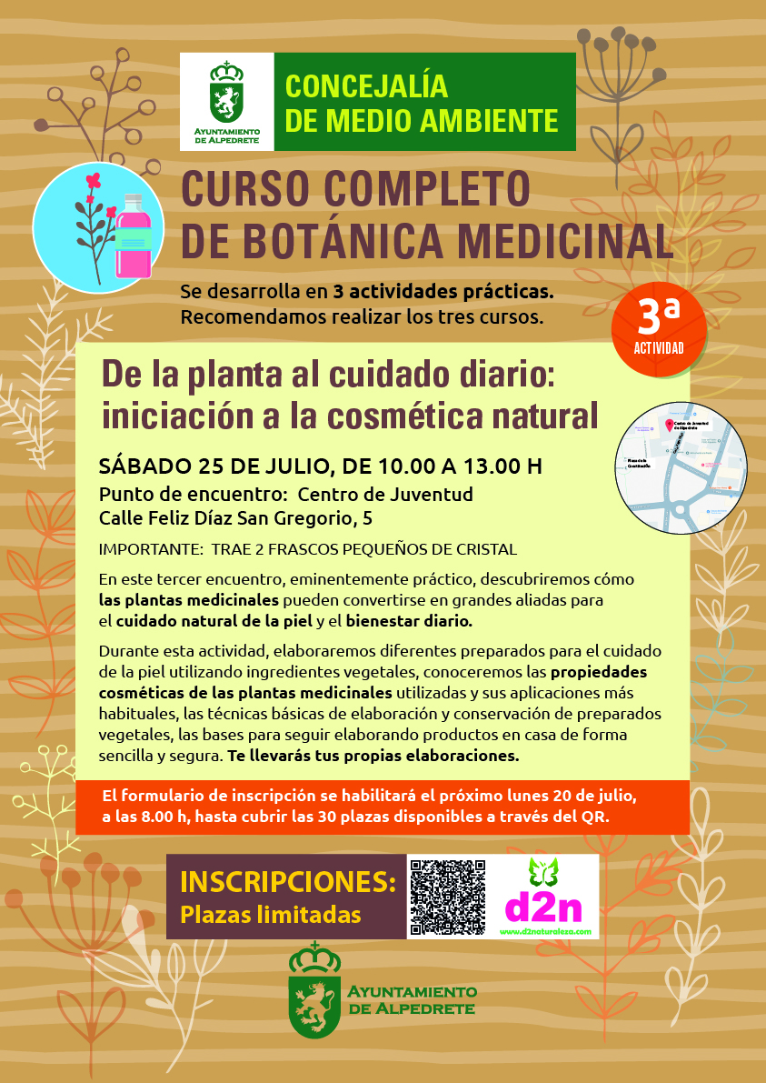 Alpedrete verde. Curso completo de botánica medicinal Imagen de la noticia Alpedrete verde. Curso completo de botánica medicinal