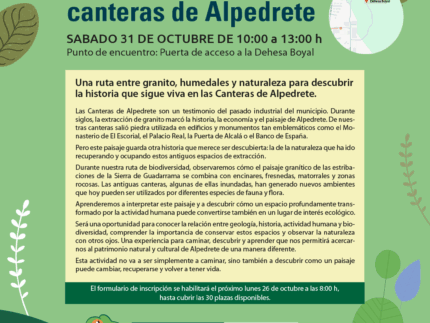 Imagen de la noticia Biodiversidad en las canteras de Alpedrete