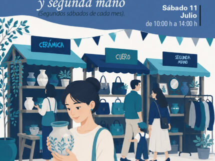 Imagen de la noticia Mercadillo de Artesanía y segunda mano (julio 2026)