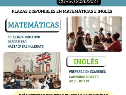 Imagen de la noticia Abierto el plazo de inscripción para las Actividades Formativas del Centro de Juventud (Curso 2026/2027)