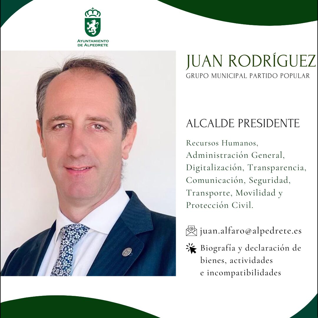 Juan Rodríguez, alcalde de Alpedrete