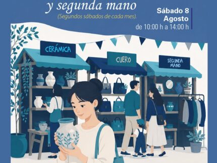 Imagen de la noticia Mercadillo de Artesanía y Segunda Mano del 8 de agosto de 2026