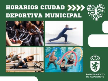 Imagen de la noticia Horarios Ciudad Deportiva Municipal de Alpedrete del 14 al 20 de septiembre de 2026