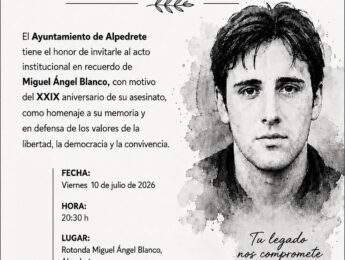 Alpedrete rinde homenaje a Miguel Ángel Blanco Imagen de la noticia Alpedrete rinde homenaje a Miguel Ángel Blanco