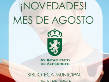 Imagen de la noticia Boletín de novedades de la Biblioteca Municipal de agosto de 2026