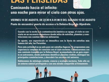Perseidas 2026 Ayuntamiento de Alpedrete D2 naturaleza