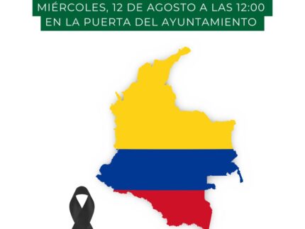 minuto silencio victimas terremoto Colombia en Alpedrete