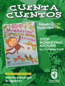 Cuentacuentos en Inglés: “Stop monkeying around” Imagen de la noticia Cuentacuentos en Inglés: “Stop monkeying around”
