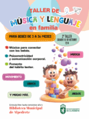 Taller de Música y Lenguaje en Familia para bebés de 3 a 36 meses Imagen de la noticia Taller de Música y Lenguaje en Familia para bebés de 3 a 36 meses