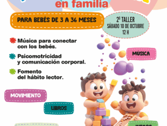 Imagen de la noticia Taller de Música y Lenguaje en Familia para bebés de 3 a 36 meses