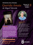 Imagen de la noticia Presentación del Libro “Querida Amaia” por Miguel Valverde