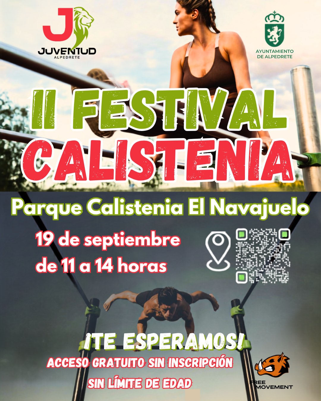 II Festival de Calistenia de Alpedrete Imagen de la noticia II Festival de Calistenia de Alpedrete
