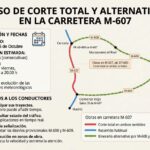 Imagen de la noticia Corte total de la circulación en la M-607 entre Colmenar Viejo y Cerceda